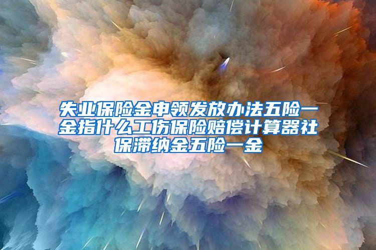 失业保险金申领发放办法五险一金指什么工伤保险赔偿计算器社保滞纳金五险一金