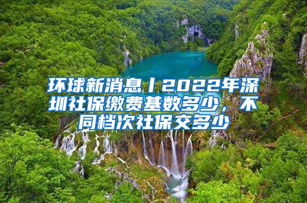 环球新消息丨2022年深圳社保缴费基数多少，不同档次社保交多少
