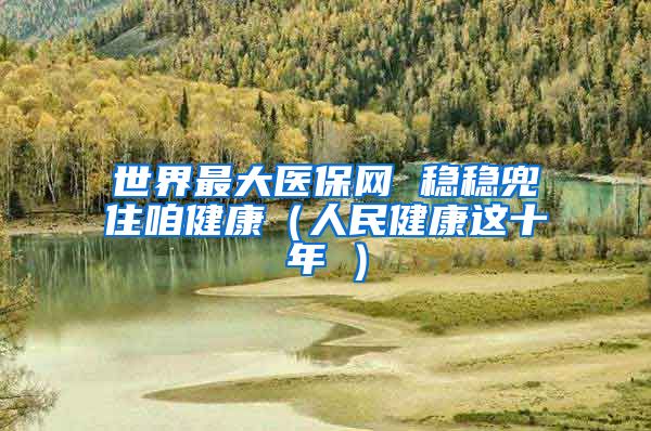 世界最大医保网 稳稳兜住咱健康（人民健康这十年①）