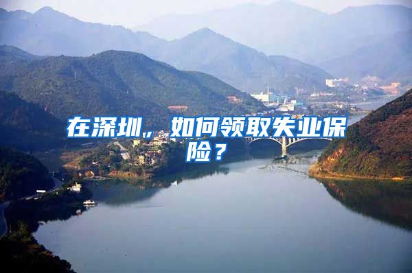 在深圳，如何领取失业保险？