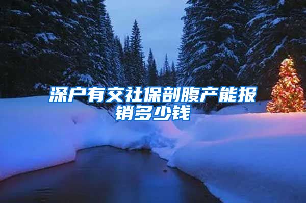 深户有交社保剖腹产能报销多少钱