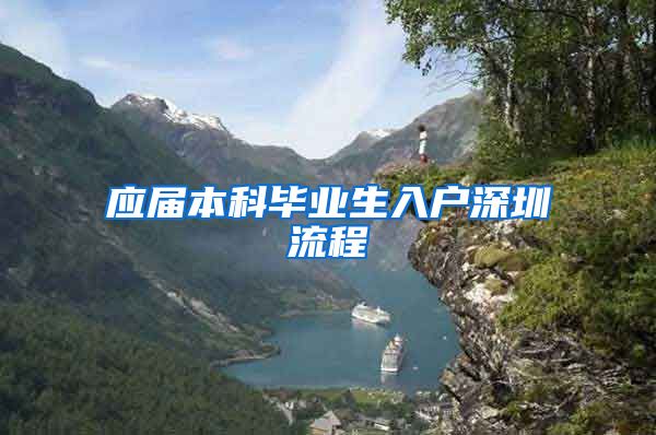 应届本科毕业生入户深圳流程