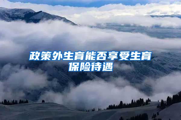 政策外生育能否享受生育保险待遇