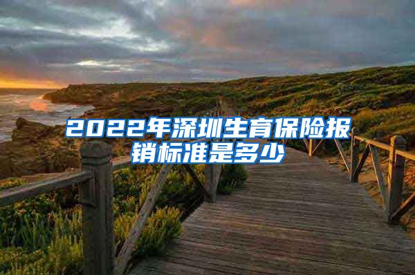 2022年深圳生育保险报销标准是多少