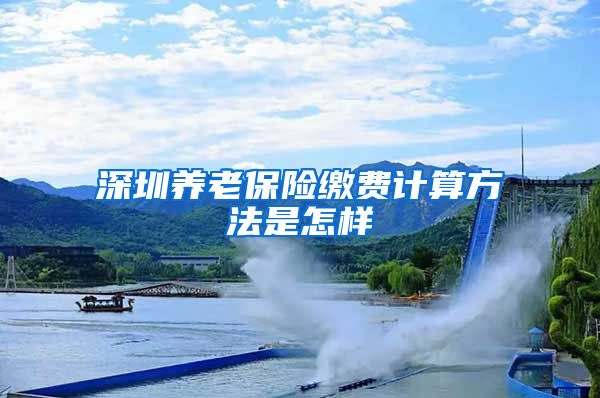深圳养老保险缴费计算方法是怎样