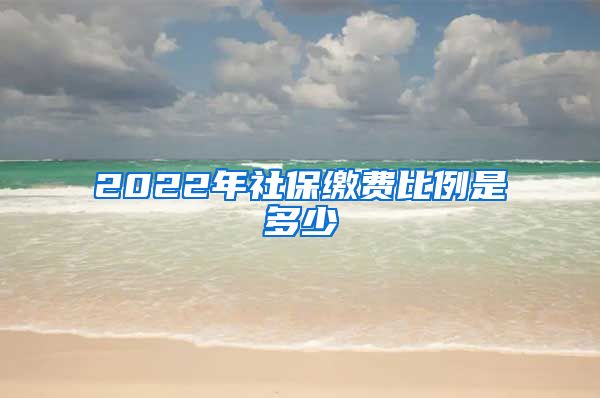 2022年社保缴费比例是多少