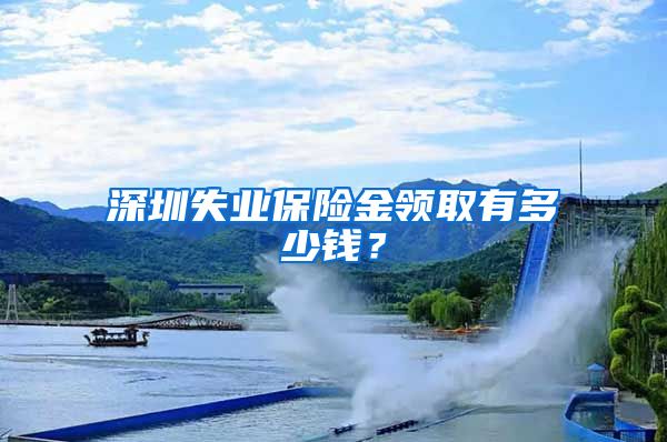 深圳失业保险金领取有多少钱？