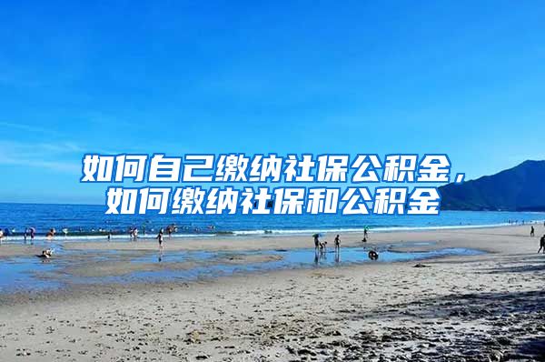 如何自己缴纳社保公积金，如何缴纳社保和公积金