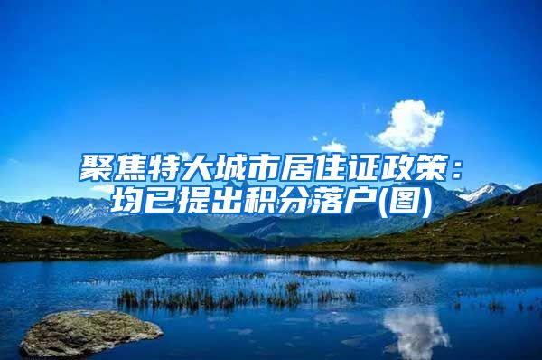 聚焦特大城市居住证政策：均已提出积分落户(图)