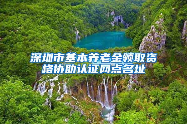 深圳市基本养老金领取资格协助认证网点名址
