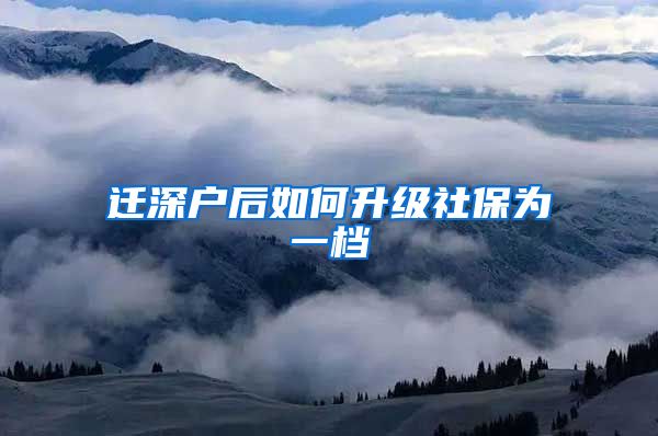 迁深户后如何升级社保为一档