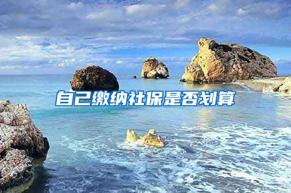 自己缴纳社保是否划算
