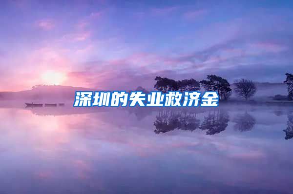 深圳的失业救济金