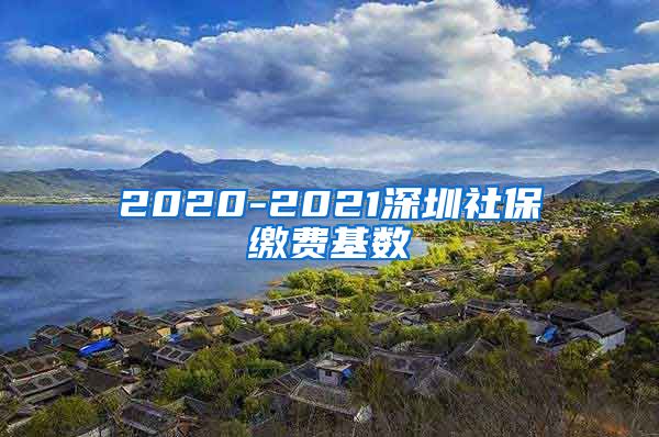 2020-2021深圳社保缴费基数