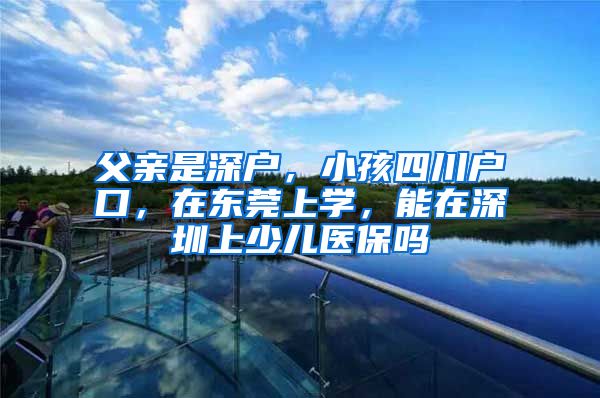 父亲是深户，小孩四川户口，在东莞上学，能在深圳上少儿医保吗