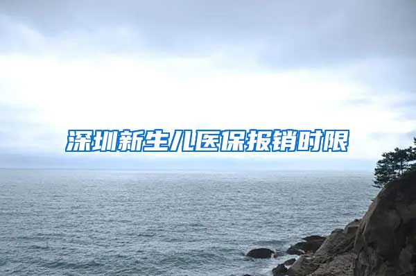 深圳新生儿医保报销时限