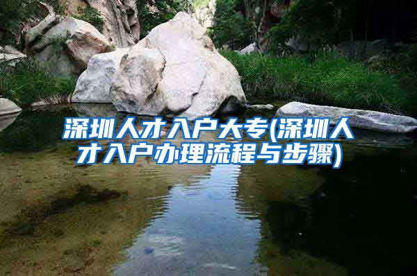 深圳人才入户大专(深圳人才入户办理流程与步骤)