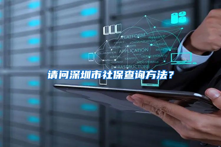 请问深圳市社保查询方法？