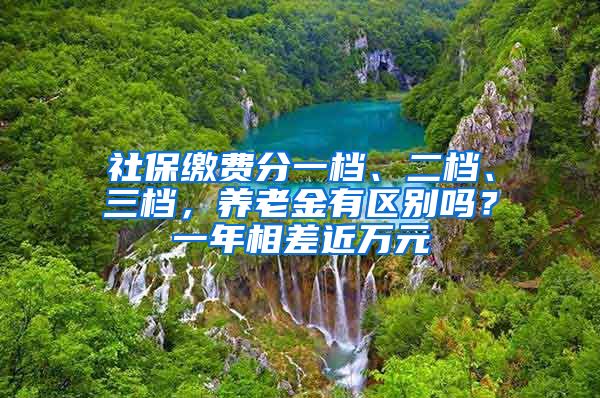 社保缴费分一档、二档、三档，养老金有区别吗？一年相差近万元