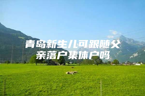 青岛新生儿可跟随父亲落户集体户吗