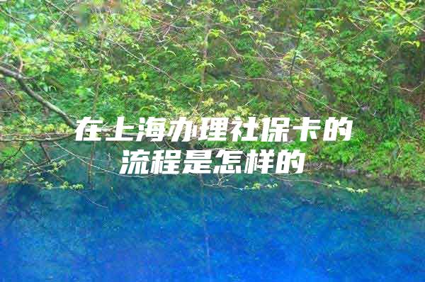 在上海办理社保卡的流程是怎样的