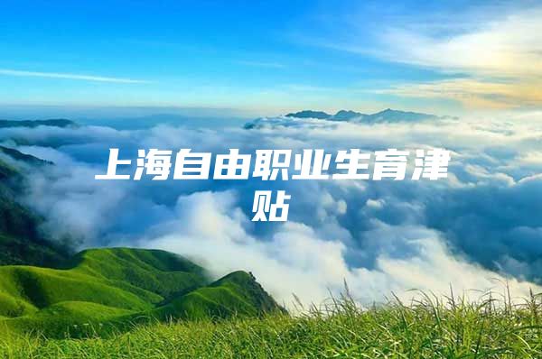 上海自由职业生育津贴