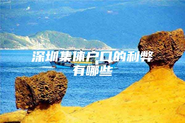 深圳集体户口的利弊有哪些