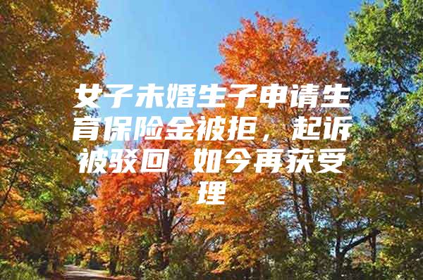 女子未婚生子申请生育保险金被拒，起诉被驳回 如今再获受理
