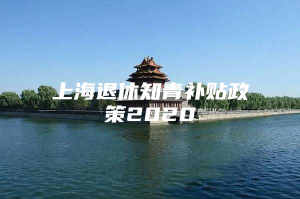 上海退休知青补贴政策2020