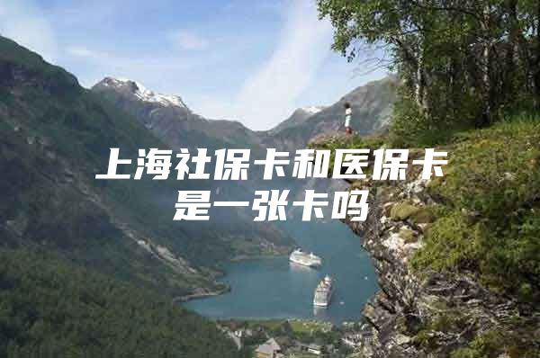 上海社保卡和医保卡是一张卡吗