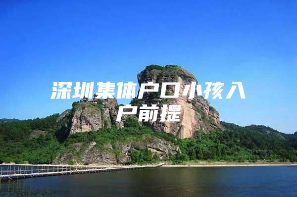 深圳集体户口小孩入户前提