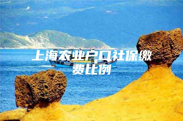 上海农业户口社保缴费比例