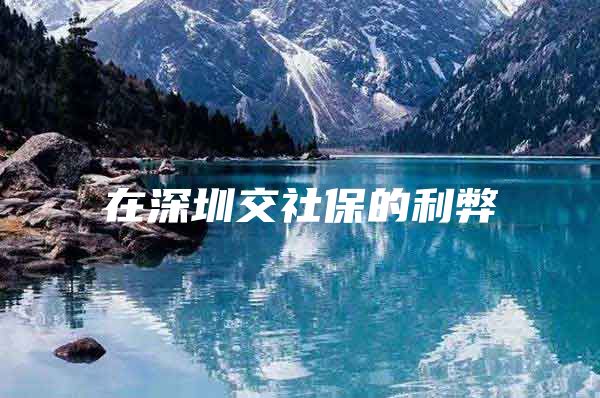 在深圳交社保的利弊