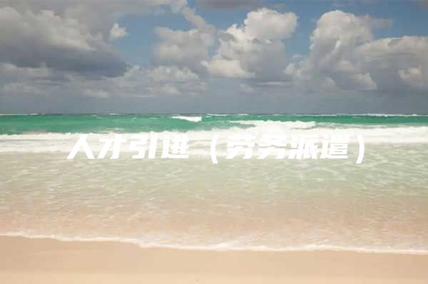 人才引进（劳务派遣）