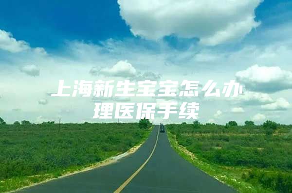 上海新生宝宝怎么办理医保手续