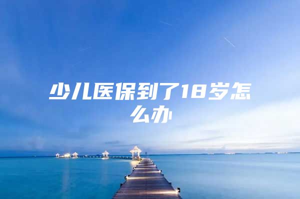少儿医保到了18岁怎么办